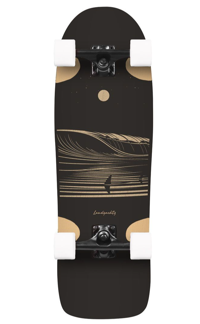 Landyachtz ATV Ditch Life Dark Wave Complete Skateboard