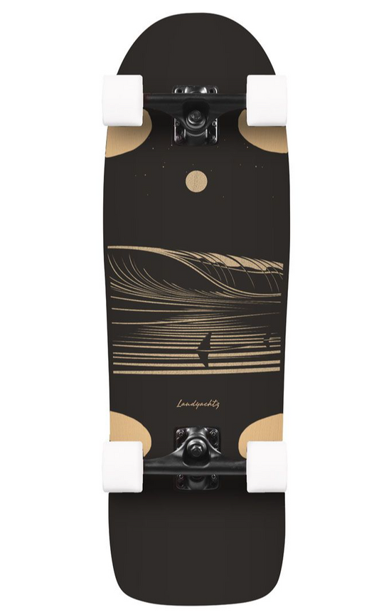 Landyachtz ATV Ditch Life Dark Wave Complete Skateboard