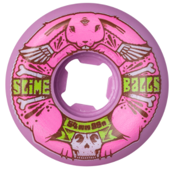 Slime Balls 54mm Jeremy Fish Bunny Speed Balls 99A Skateboard Wheels