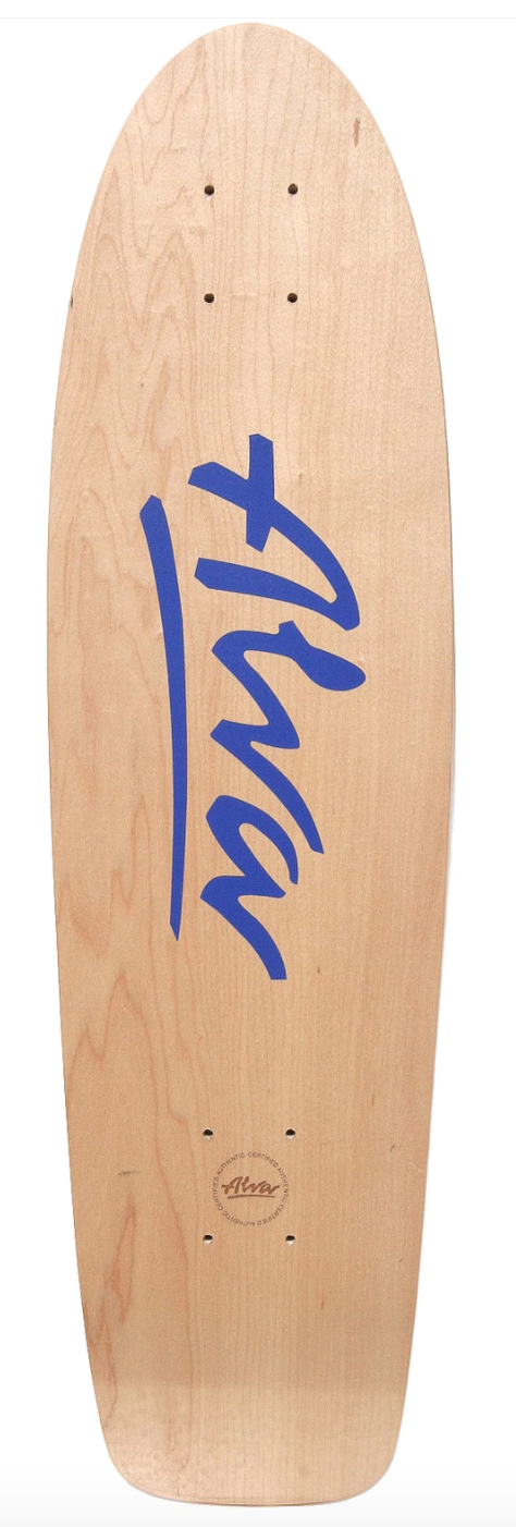 Alva Twilight Re Issue 1977  Blue Skateboard Deck