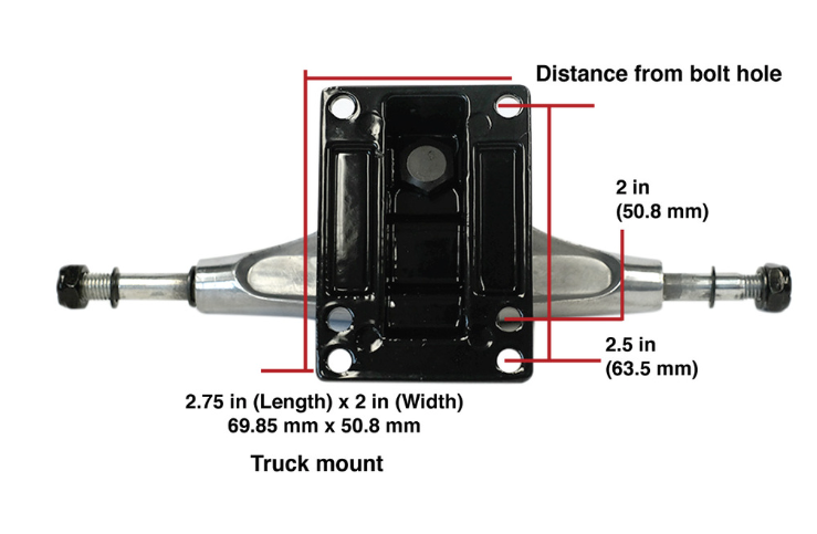 Yocaher Punked 5.0 Skateboard Trucks (2)