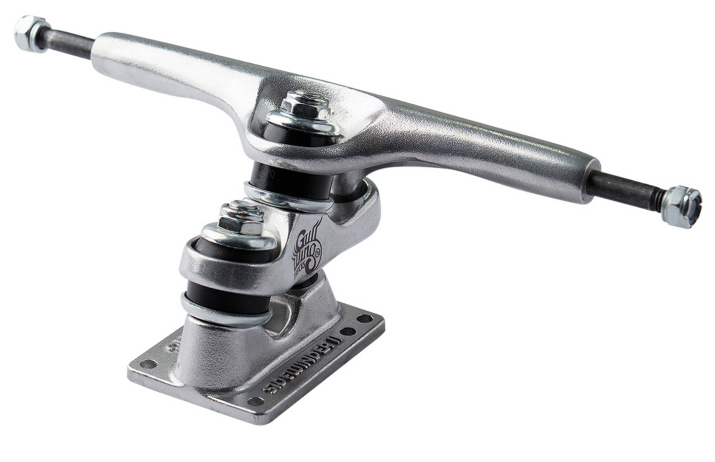 Gullwing Silver Sidewinder 10" Longboard Trucks (2)