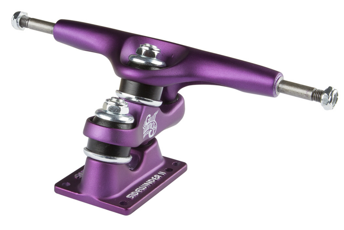 Gullwing Purple Sidewinder II 10" Longboard Trucks (2)