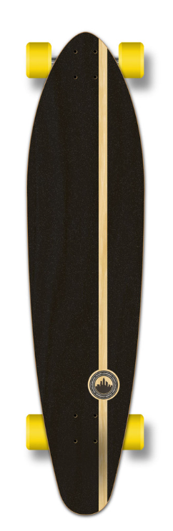 Yocaher Kicktail Earth Ripple Longboard