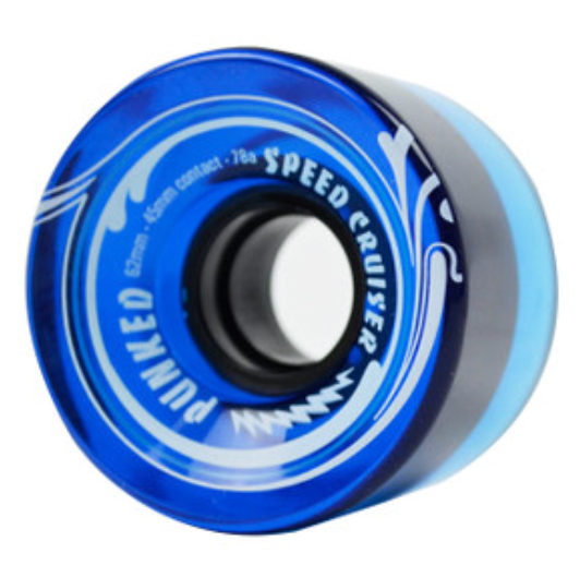 Yocaher Punked Speed Cruiser 62mm Longboard Wheels (Set of 4) All Colors