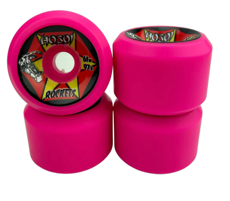 Hosoi Skateboards Rockets Wheels- 61mm 97a