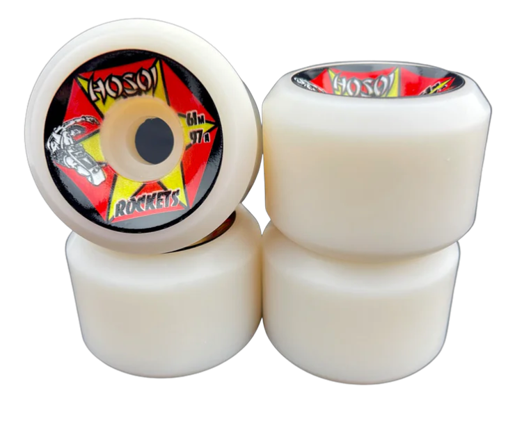 Hosoi Skateboards Rockets Wheels- 61mm 97a