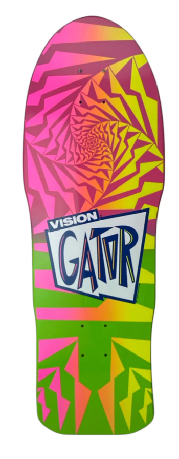 Vision "Double Take" Gator II Skateboard Deck - 10.25"x29.75"