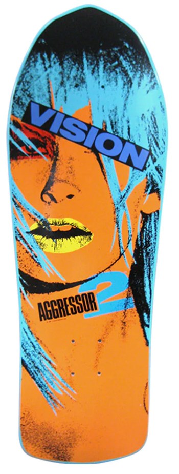 Vision Aggressor 2  10"x30.25"  Modern Concave Skateboard Deck -ALL Colors