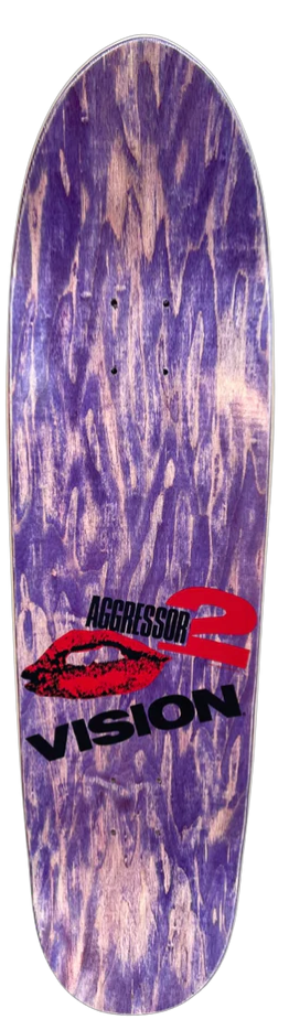 Vision Aggressor 2  - 8.5"x32.5"Modern Shaped Skateboard Deck