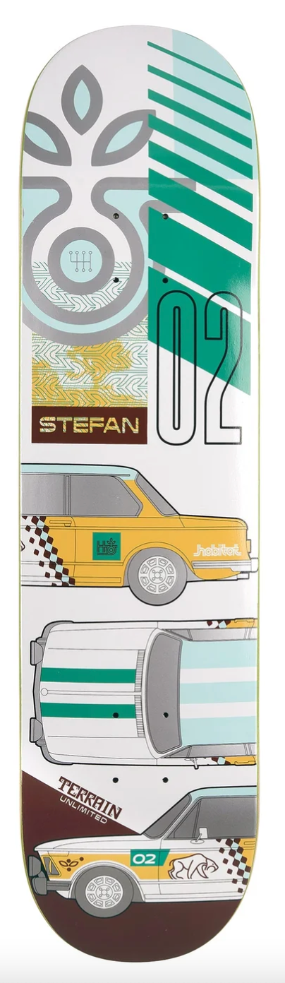 Habitat Stefan Rallysport 8.0 Skateboard Deck