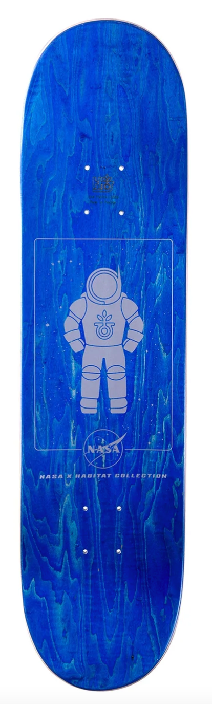 Habitat NASA Array Blue 8.25 Skateboard Deck