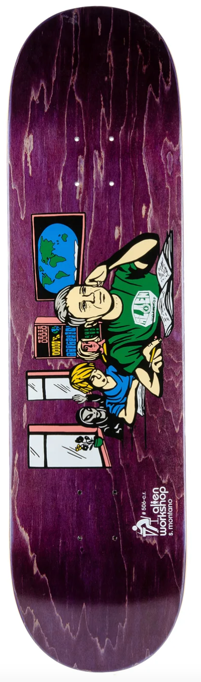 Alien Workshop Sammy Montano Welcome Class 8.27 Skateboard Deck