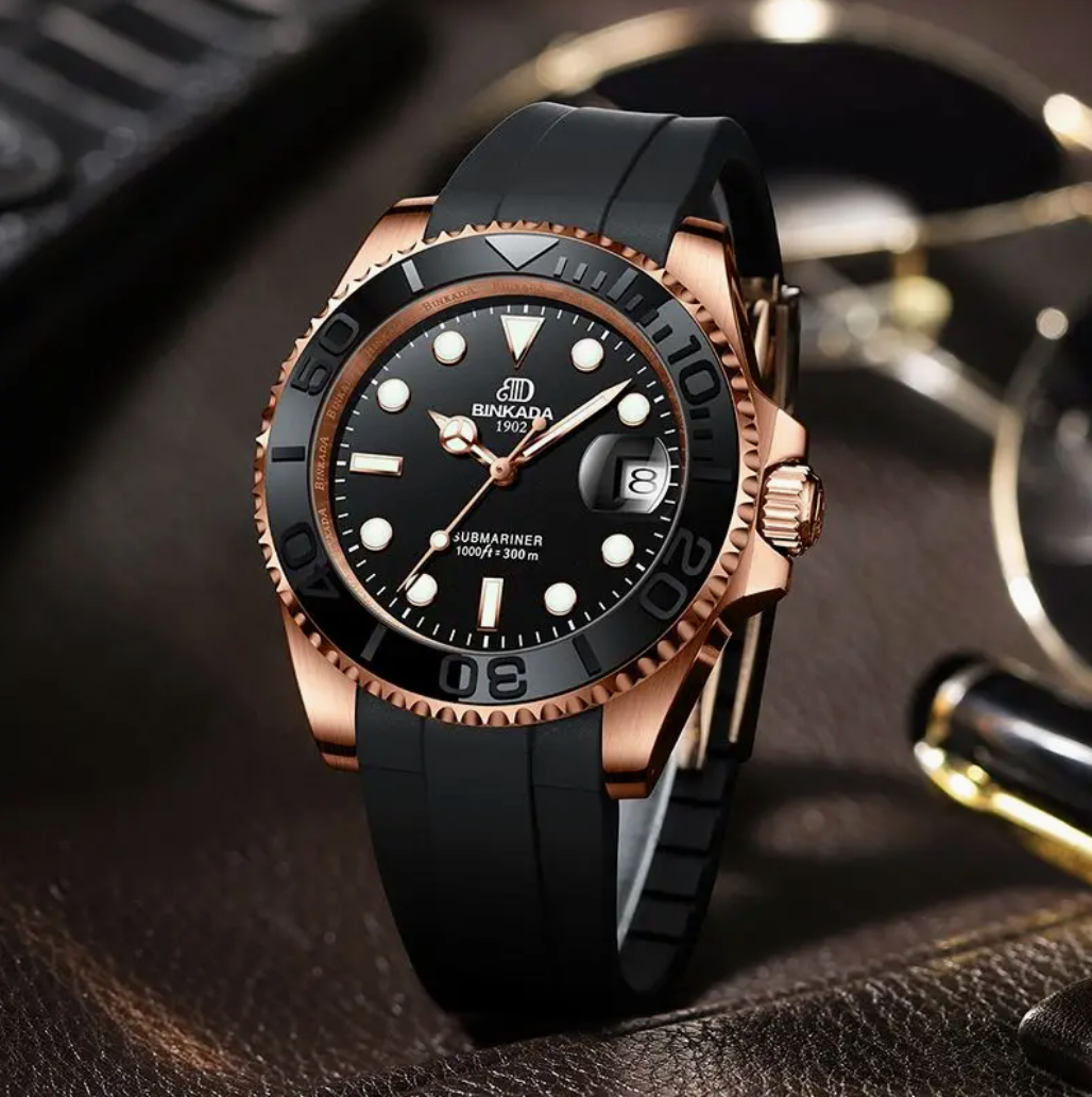 Luxury Brand rose gold  Yacht Master Diver Automatic Watch
