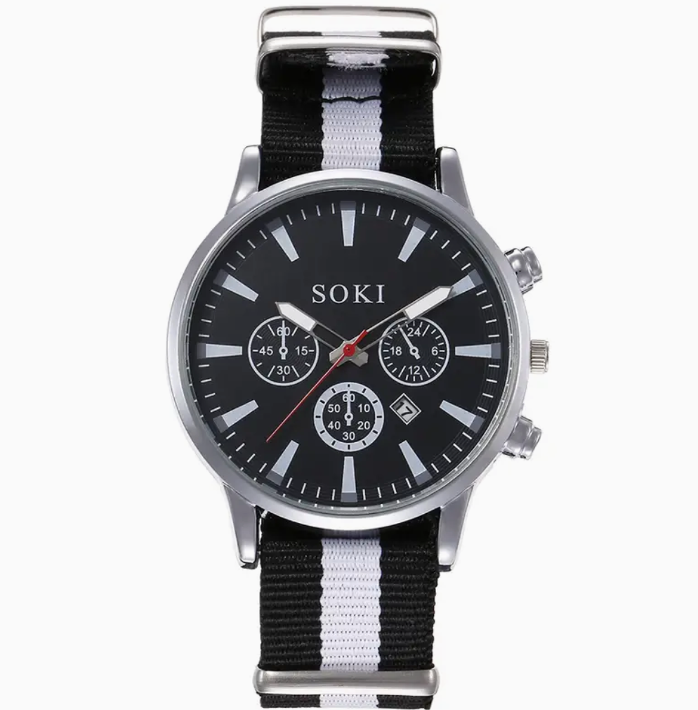 Soki Casual NATO Band Watch