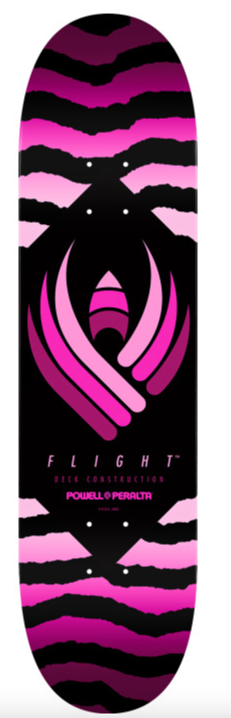 Powell Peralta Flight® Safari Pink 8 x 31.45 Skateboard Deck
