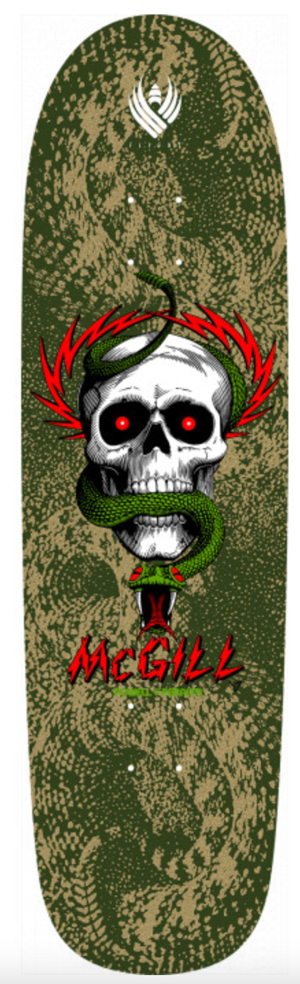 Powell Peralta Pro McGill Skull and Snake 02 Flight® Skateboard Deck - 9.01 x 32.45