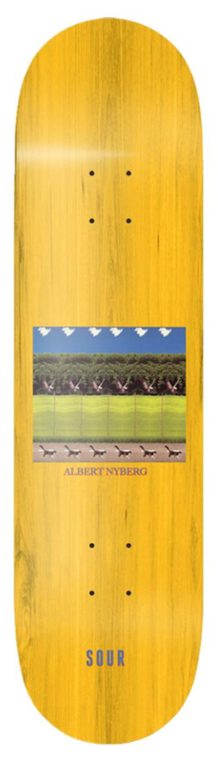 Sour Albert 3D 8.375 Skateboard Deck