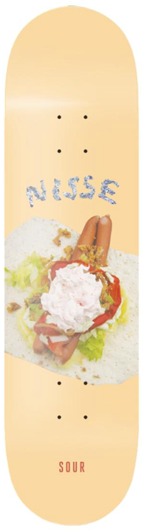 Sour Nisse Tunnbrodrulle 8.125 Skateboard Deck