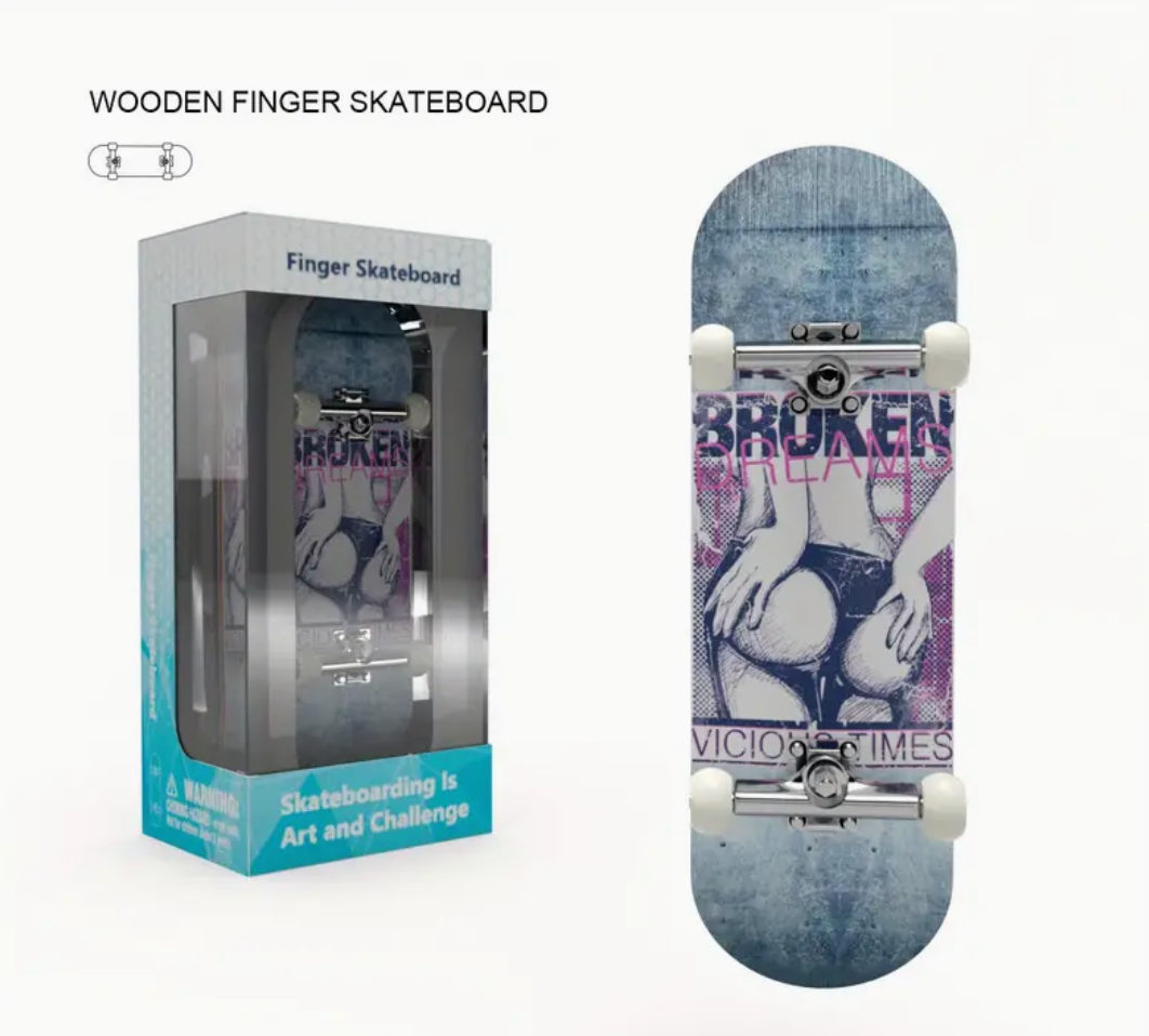 Professional Maple Fingerboard Finger Skateboard