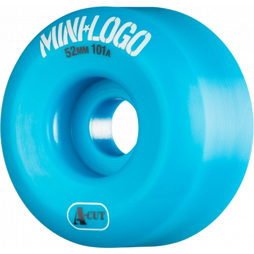 MINI LOGO SKATEBOARD WHEEL A-CUT 52MM 101A BLUE 4PK