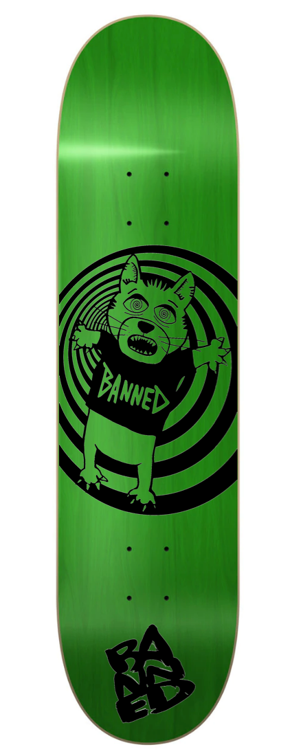 BANNED Cat Bear Skateboard Deck