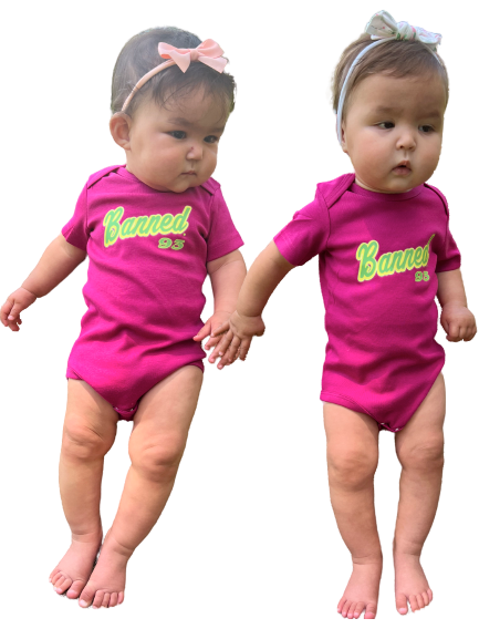 BANNED® Newborn Tropics S/S Bodysuit