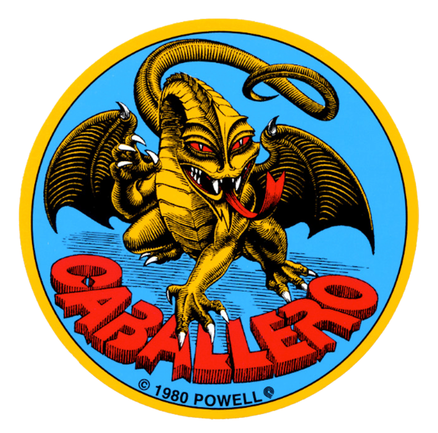 Bones Brigade Cab Original Dragon Sticker