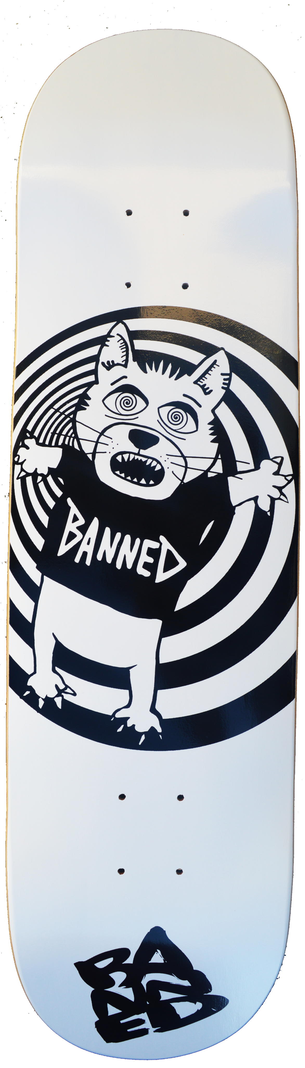 BANNED Cat Bear Skateboard Deck