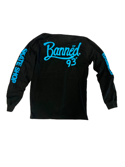 BANNED "Team" Script L/S T-Shirt