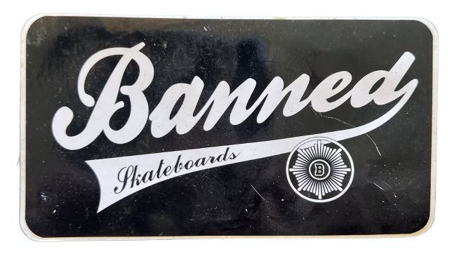 Banned Original Varsity Sticker