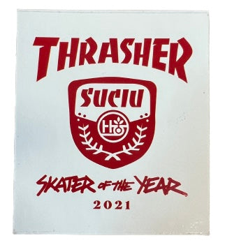 Thrasher Skate Of The Year Sticker