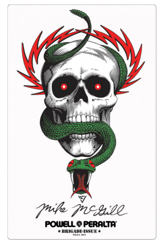 Bones Brigade® McGill Skull & Snake Sticker