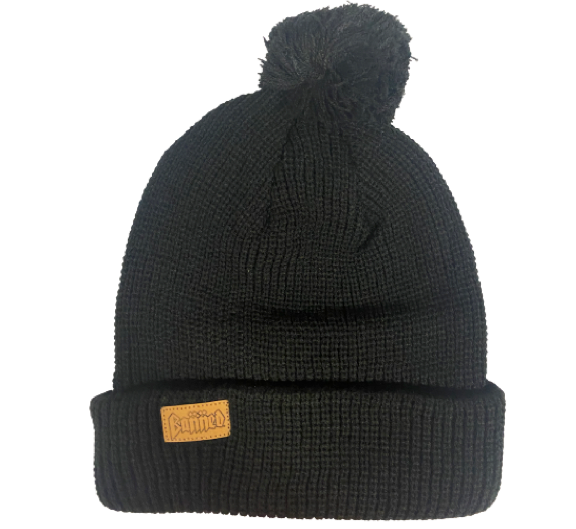 BANNED Metal Pom Pom Beanie