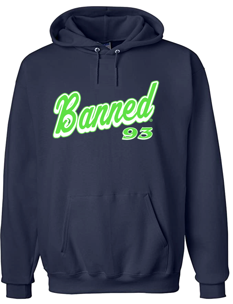 BANNED Cursive Pullover Hoodie