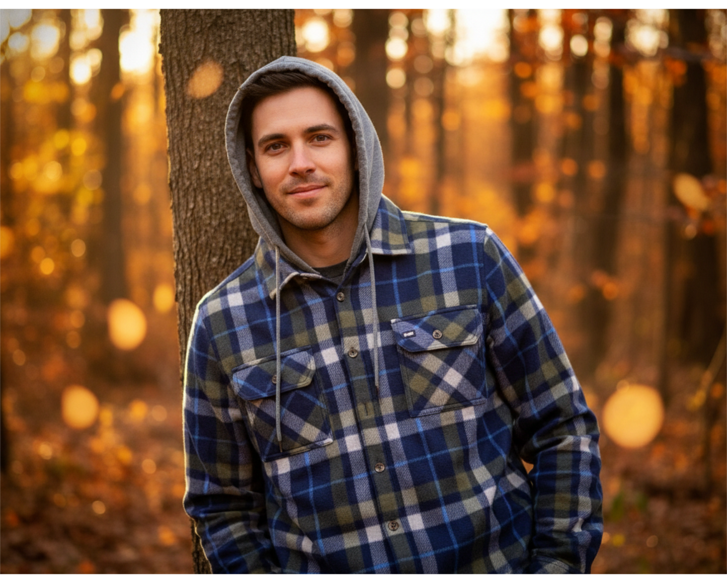 BANNED NASH Hooded Flannel