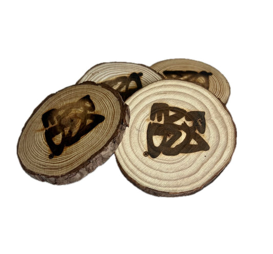 Coffee Wood Coasters (4)