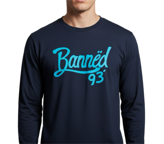 BANNED Script L/S T-shirt