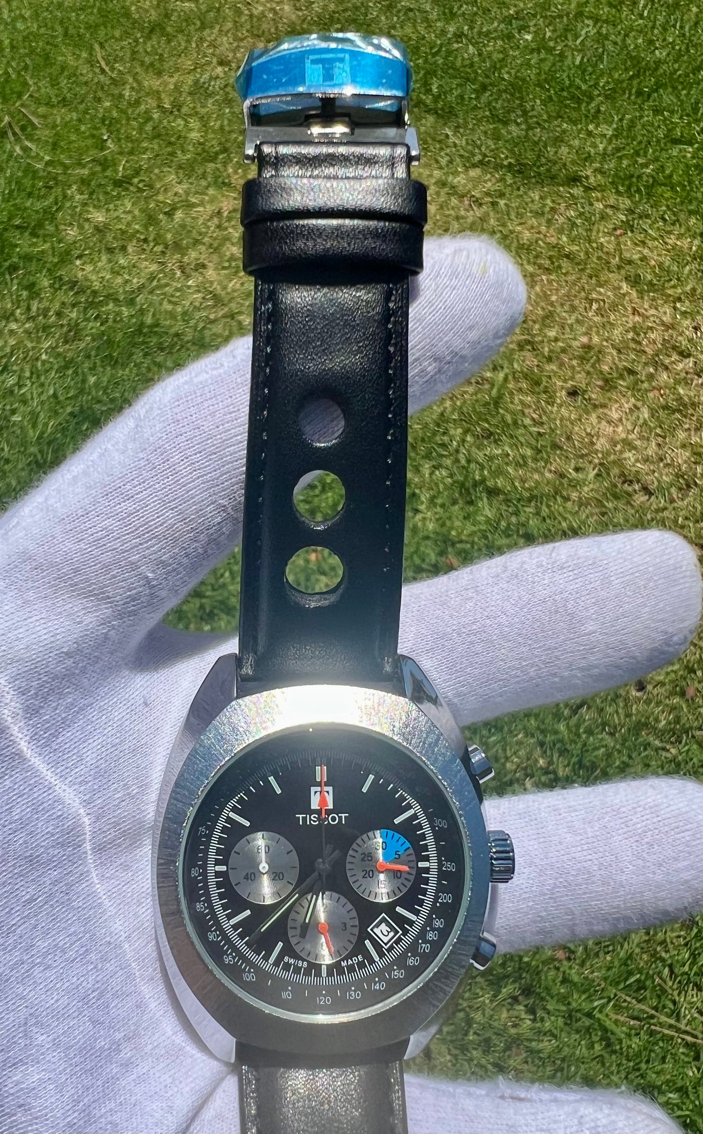 Tissot Heritage 1973 Chronograph Quartz Movement  Leather Watch