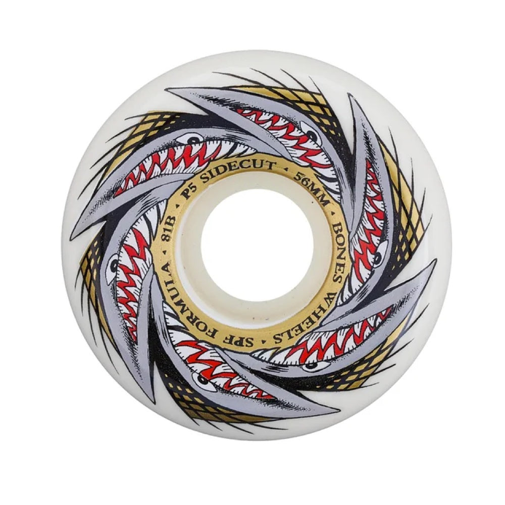 Bones SPF Pool Sharknado 81B P5 Sidecuts Wheel