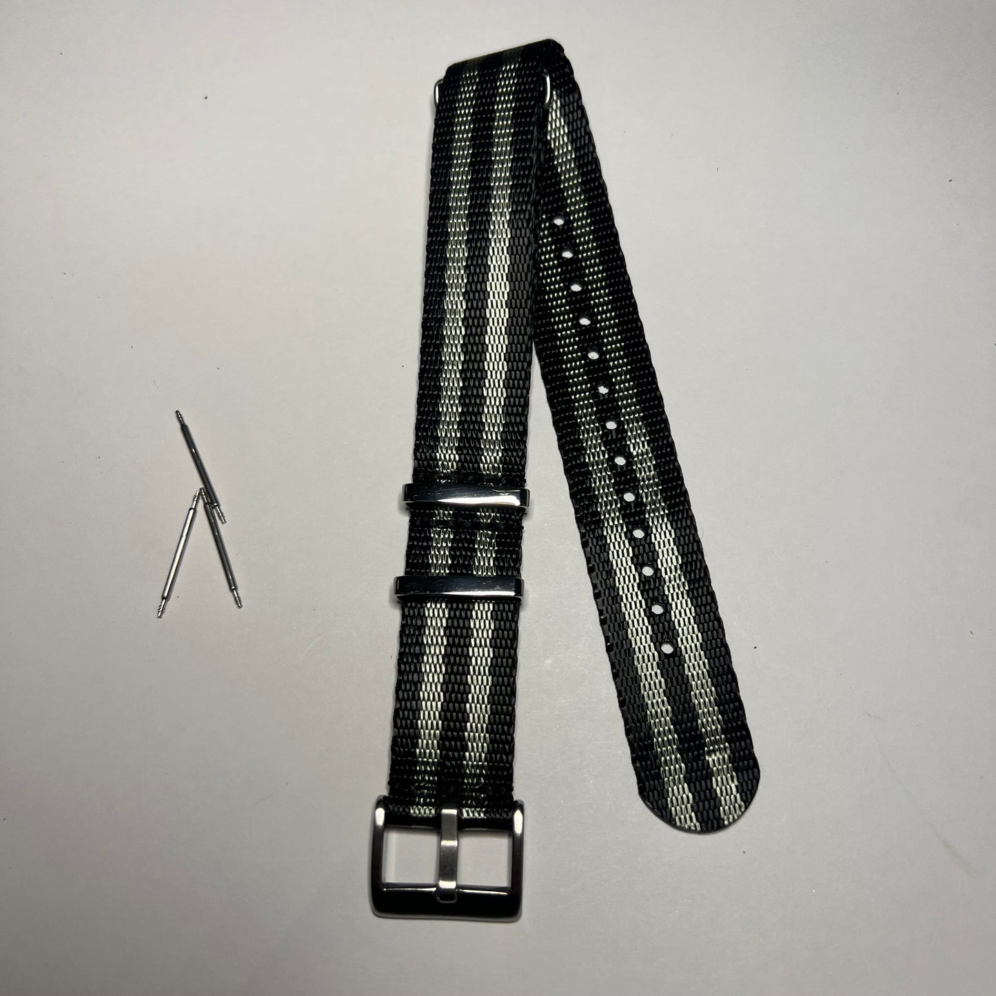 Black Olive Green 20mm Nylon NATO Strap