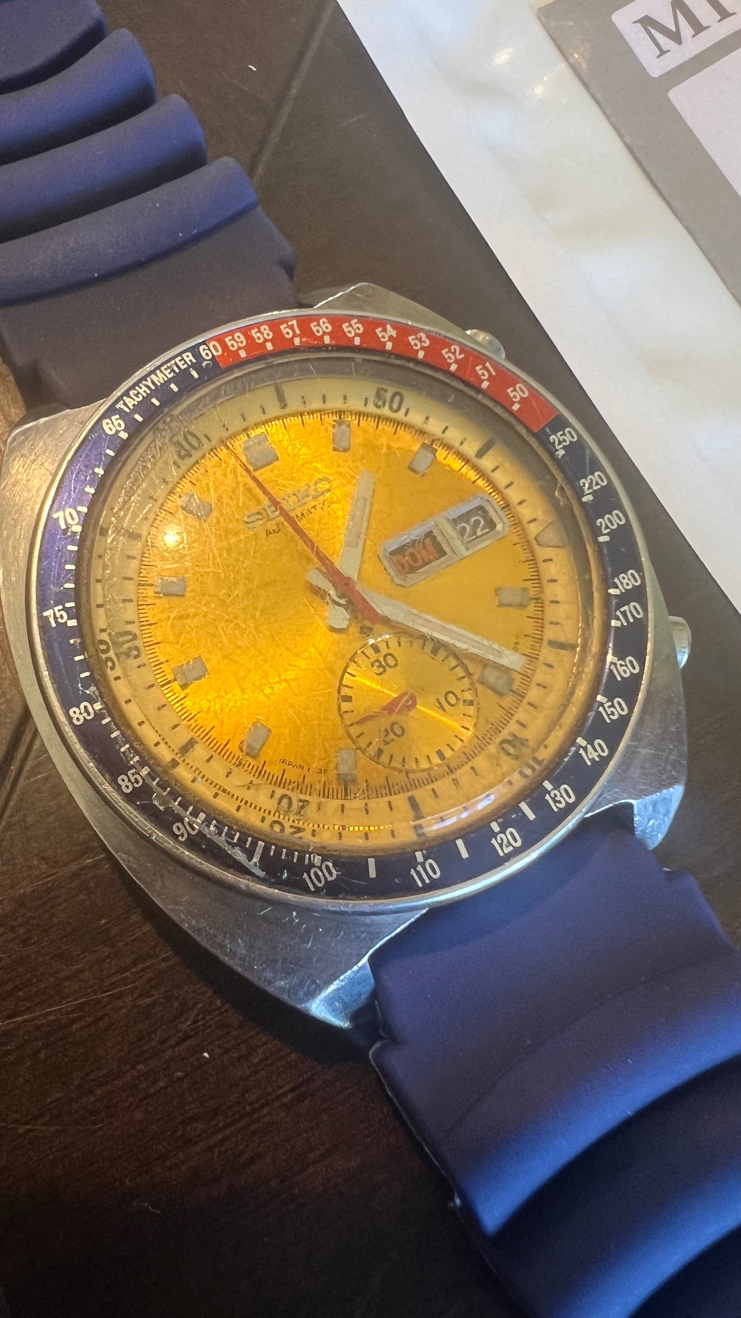 Rare Seiko 6139-6005 “True Pogue” Chronograph- March 1971 Original Dial