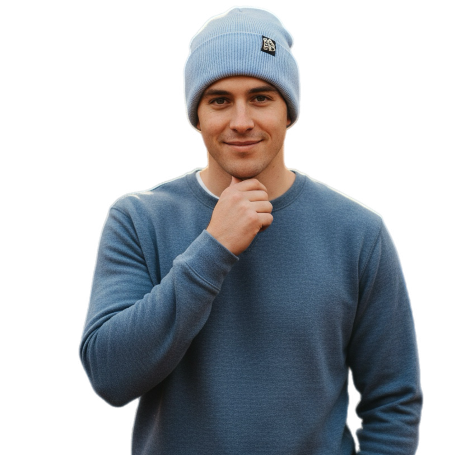 BANNED® Blue Cuffless Beanie