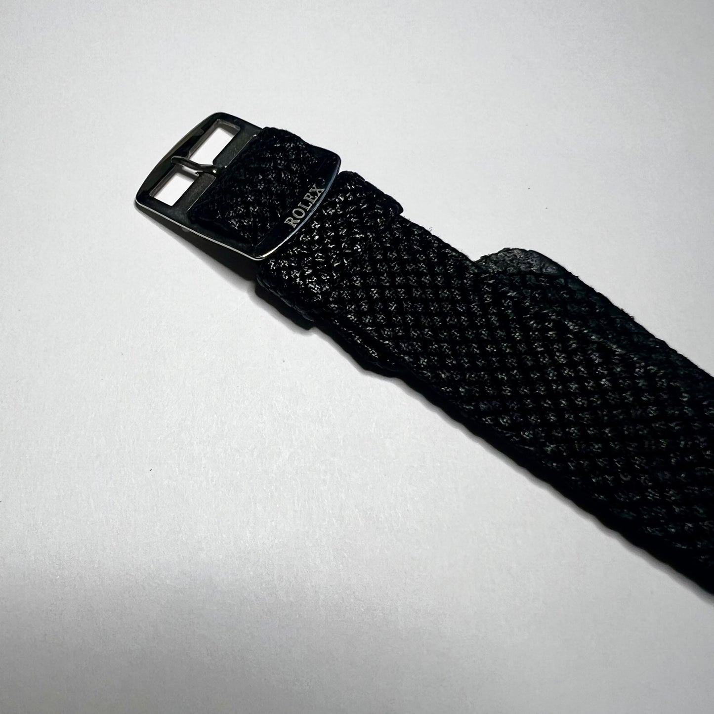 Rolex Retro Black Woven 22mm NATO Strap