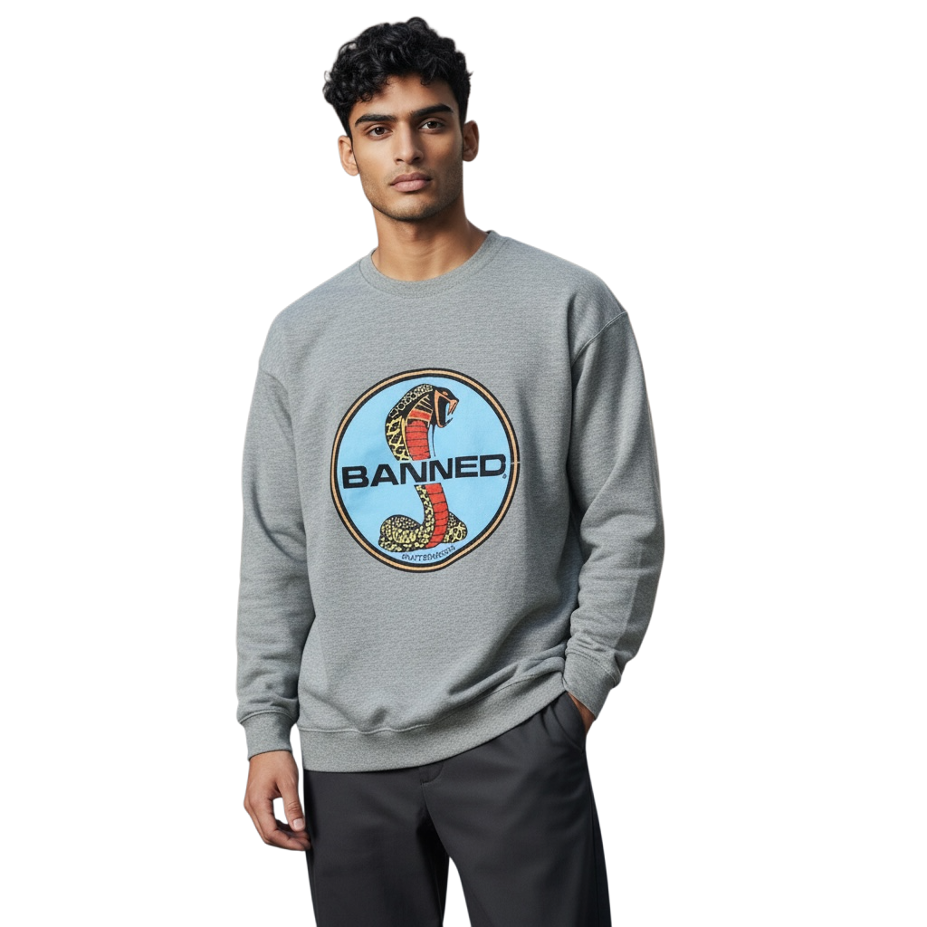 BANNED Cobra Lightweight Crewneck Fleece