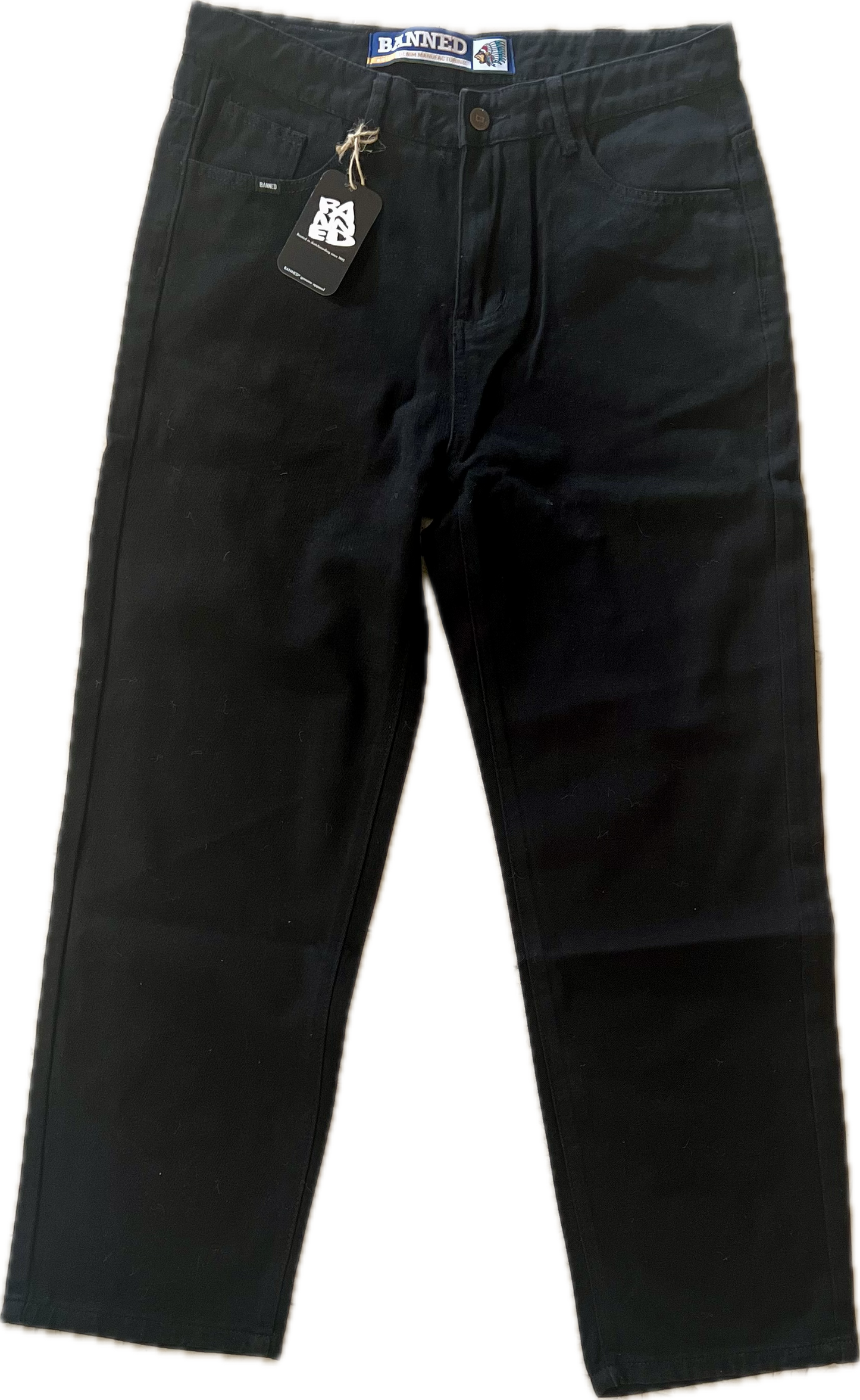 BANNED Loose Fit Black Jeans