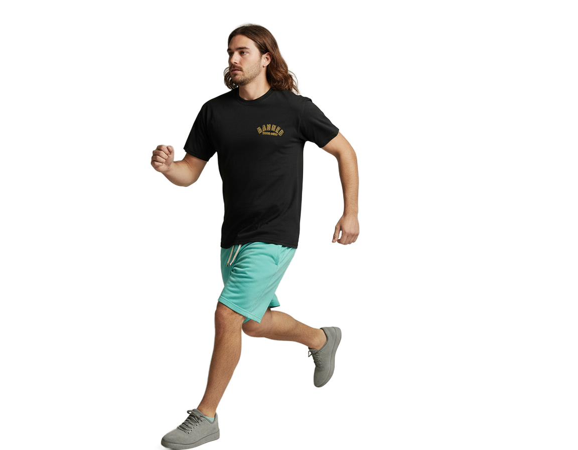 BANNED Varsity Corner Logo T-shirt