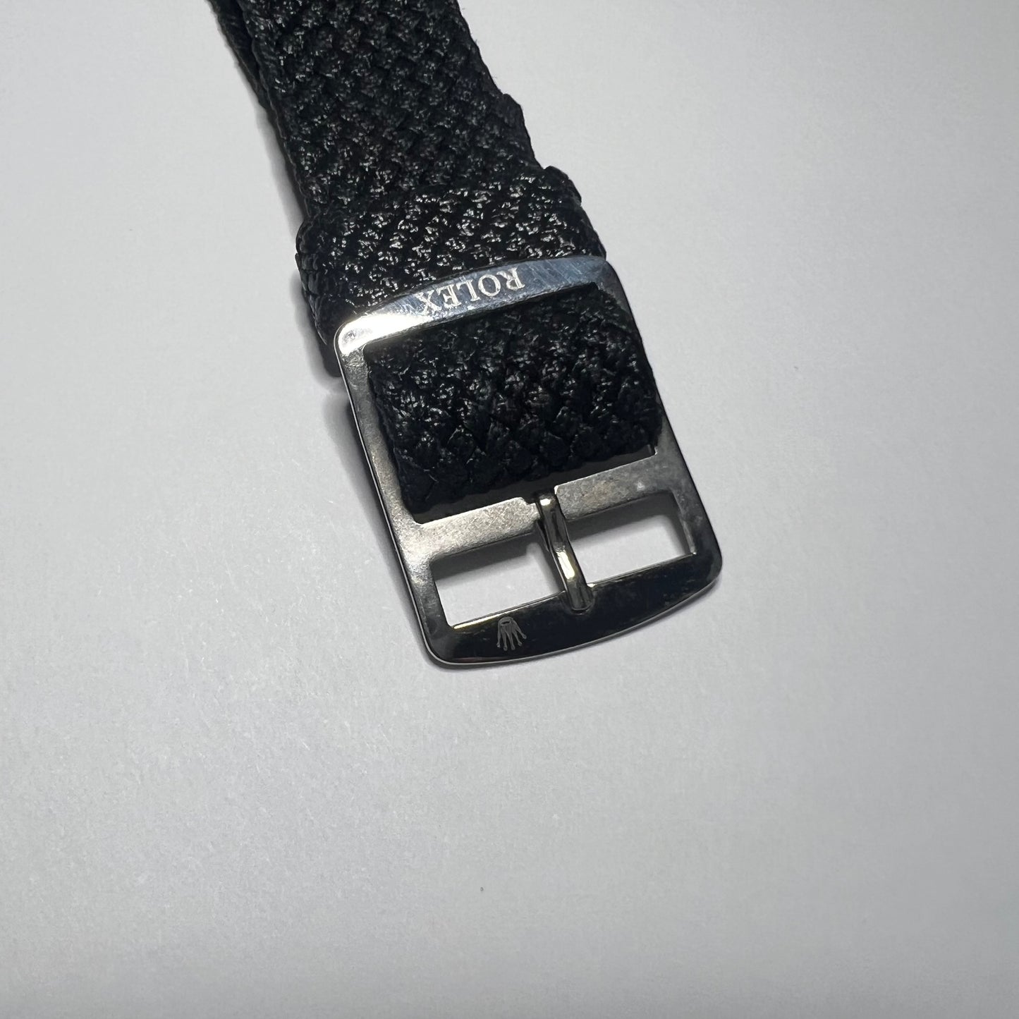 Rolex Retro Black Woven 22mm NATO Strap