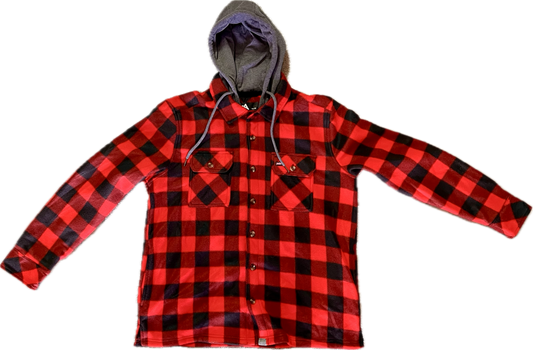 BANNED NASH Hooded Flannel