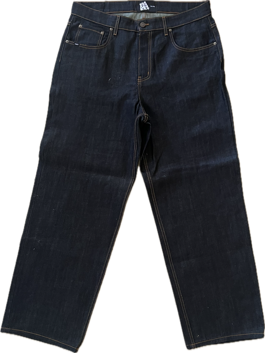 BANNED Baggy Raw Denim Pants